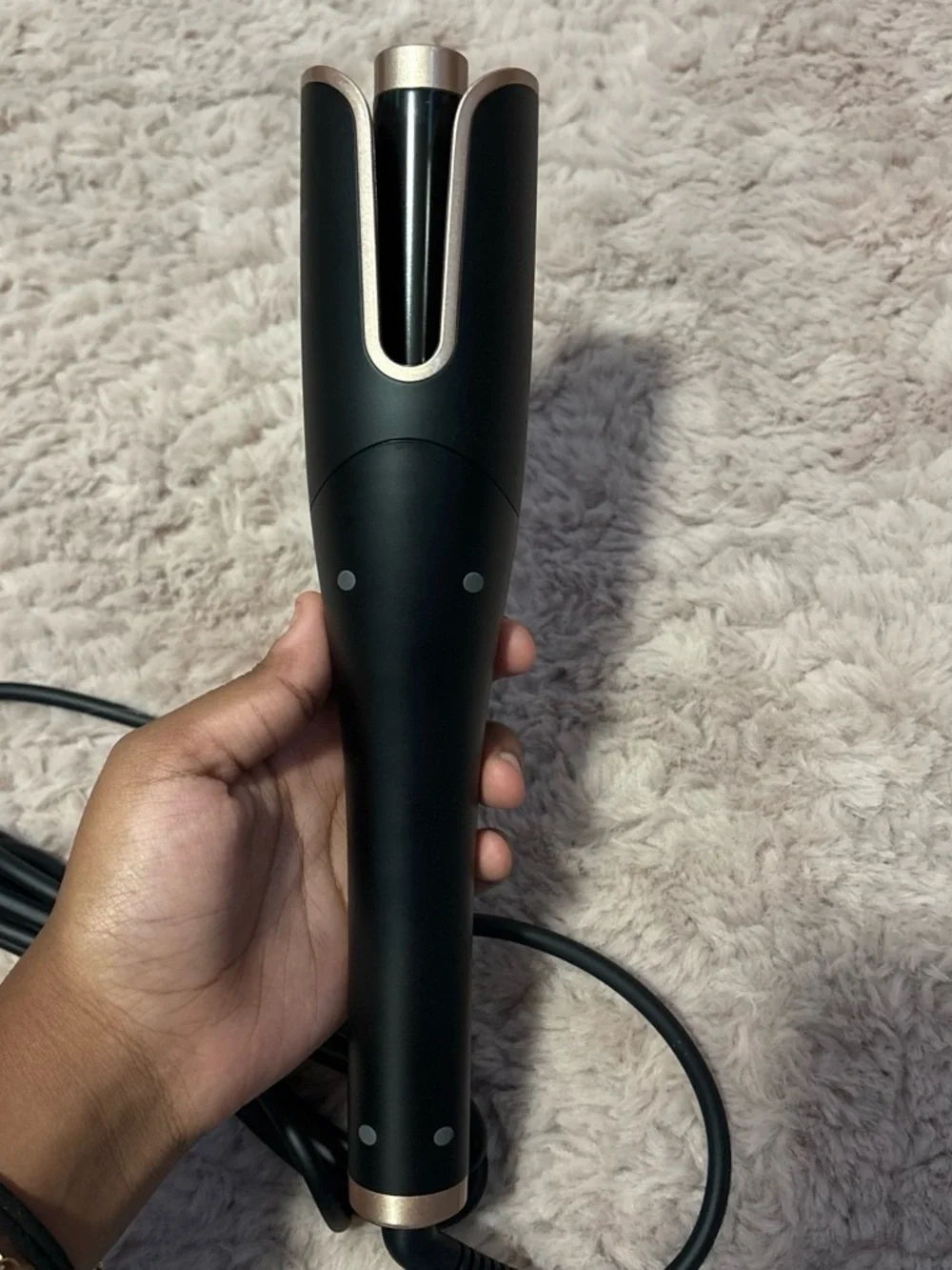 Black & Rose Rotating Curling Iron - Never Used Brand New